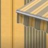 Маркиза локтевая VENTURA NEW, локти 1,5 метра, электропривод, тент из ткани в многоцветную полоску
