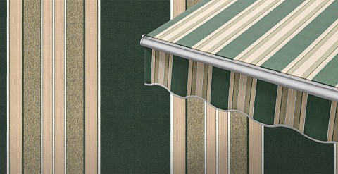 Маркиза локтевая VENTURA NEW, локти 1,5 метра, электропривод, тент из ткани в многоцветную полоску