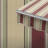 Маркиза локтевая VENTURA NEW, локти 1,5 метра, электропривод, тент из ткани в многоцветную полоску