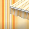 Маркиза локтевая VENTURA NEW, локти 1,5 метра, электропривод, тент из ткани в многоцветную полоску