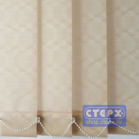 Офелия /цвет персиковый/ - ламель для вертикальных жалюзи из ткани