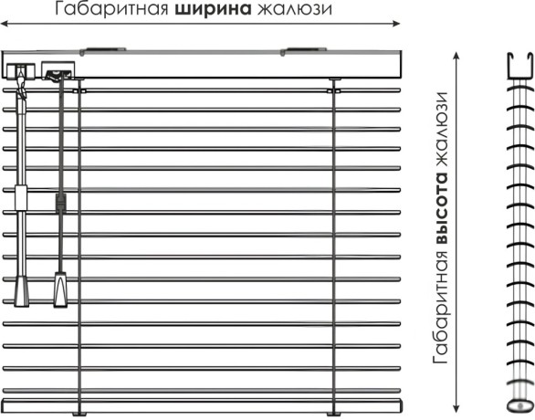 Жалюзи горизонтальные алюминиевые "Танго 25", Легенда Тибета 5631, 42,5 х 140 см, упр Левое