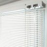 Жалюзи горизонтальные алюминиевые "Танго 25-М", Белый шелк 5101, 45 х 160 см, упр Правое