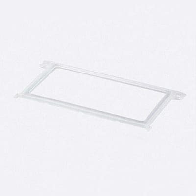 Нижний грузик прозрачный для ламелей вертикальных жалюзи шириной 89 мм