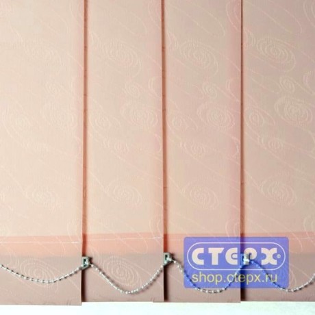 Вертикальные жалюзи с полотном из ткани коллекции «Оазис»