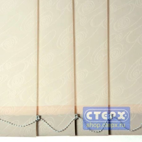 Вертикальные жалюзи с полотном из ткани коллекции «Оазис»