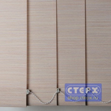 Вертикальные жалюзи с полотном из ткани коллекции «Оптима»