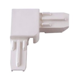 Уголок соединительный пластиковый для профиля 25 мм