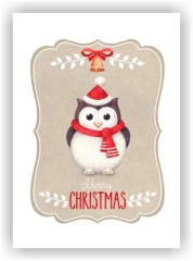 Декоративная салфетка 25х35 см «Пингвин» коллекция «Новый год»