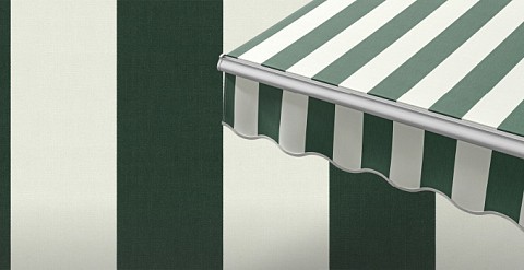 Маркиза локтевая VENTURA NEW, локти 1,5 метра, электропривод, тент из ткани в двухцветную полоску