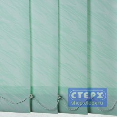 Венера /цвет зеленый/ - ламель для вертикальных жалюзи из ткани